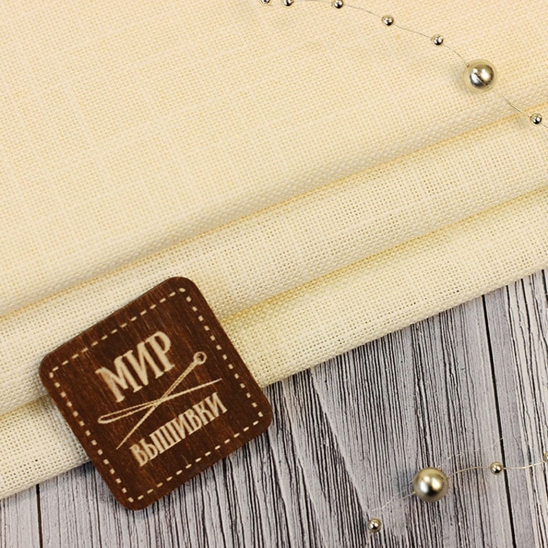 Cream Soft Fabric 28 ct Cross Stitch Fabric Counted Cross Stitch Ivory Beige Fabric Ubelhor Austria Eva Embroidery Fabric