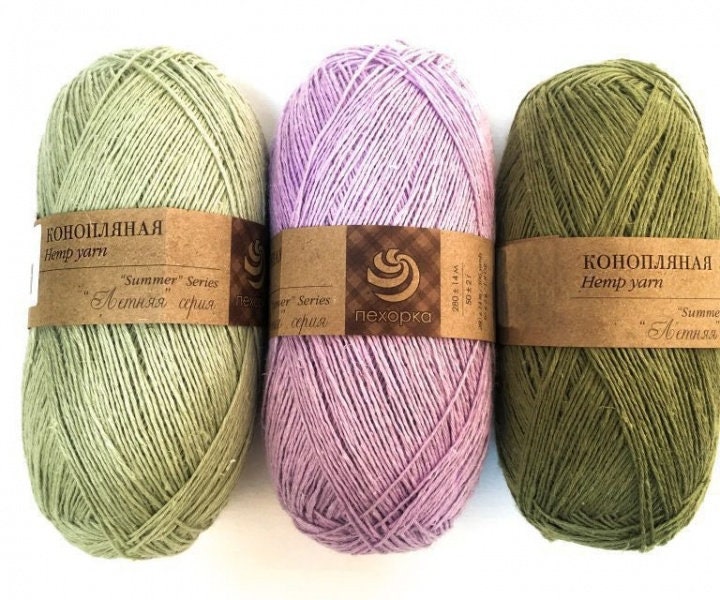 Pehorka Hemp Yarn Cotton and Hemp Yarn Soft Wool Russian High Etsy