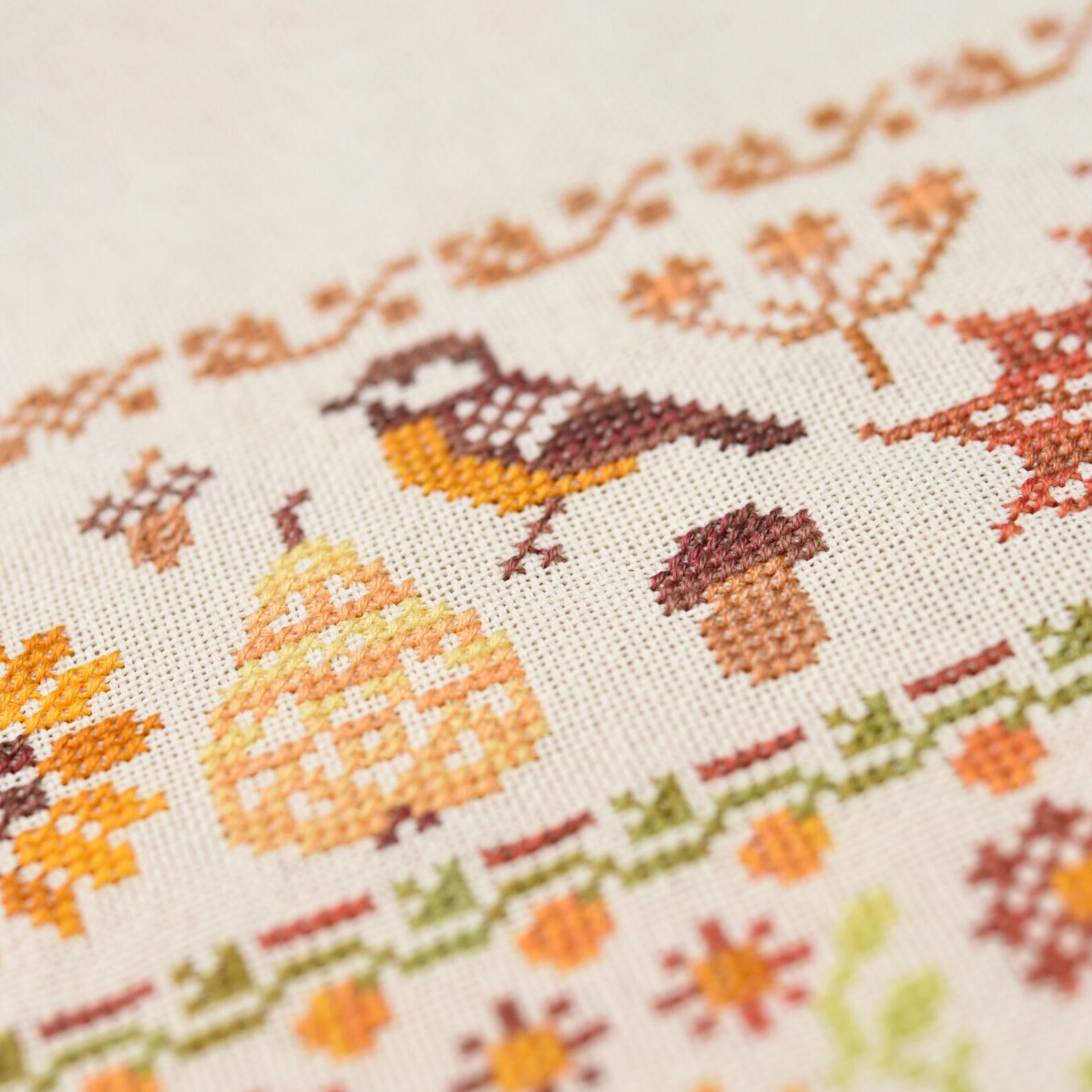Cross Stitch Embroidery Pattern Owl Forest Manufacture Etsy