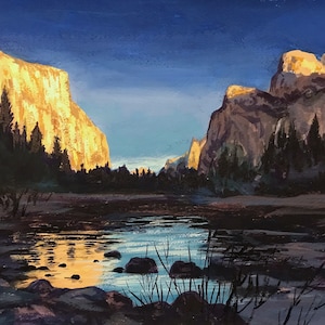 Custom Acrylic Painting, Acrylic Painting from photo, Custom Landscape Painting, Artist Landscape from Photo, Commission Acrylic Painting image 2