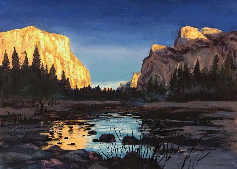 Custom Acrylic Painting, Acrylic Painting from photo, Custom Landscape Painting, Artist Landscape from Photo, Commission Acrylic Painting image 2