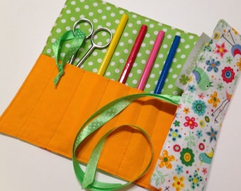 Sew e-book roll case pencil case pen roll