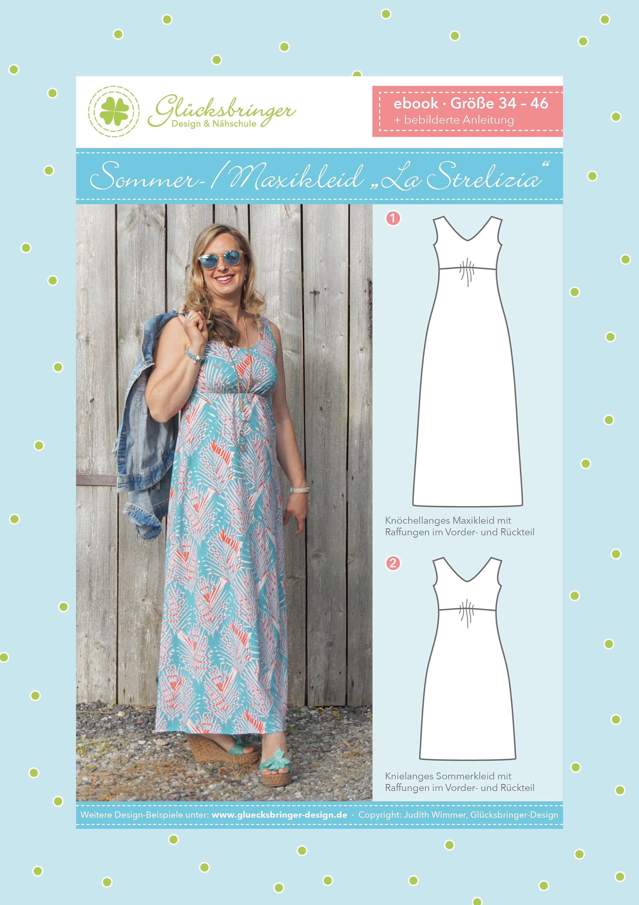 Maxikleid sommer schnittmuster Outlet