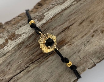 SUN, delicate macramee bracelet, minimalist bracelet, boho style