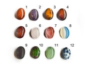 Jewelry Stone Cabochon 10 x 14 mm Gold River Tiger Incocent Jaspis Rose Quartz Opalit Onyx Aventurin Ruby Zoisit Sodalith Quartz Stone Oval