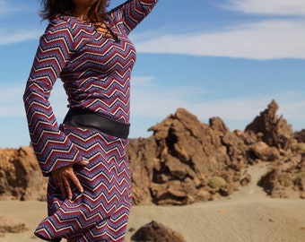 Pocahontas Dress, two-piece dress in ethno look