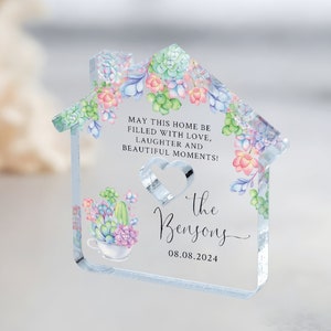 New home gift , New home decor,Housewarming Gift, Personalized, New Home Acrylic Plaque, Our First Home, Gift for Homeowner, Home decor
