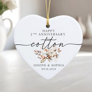 2nd anniversary, cotton anniversary gift
