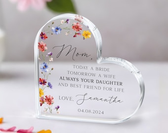 Mutter der Braut Geschenk, personalisiertes Geschenk für Mutter der Braut, Mutter der Braut Geschenk von der Braut, Mutter Hochzeitsgeschenk, Hochzeitsandenken