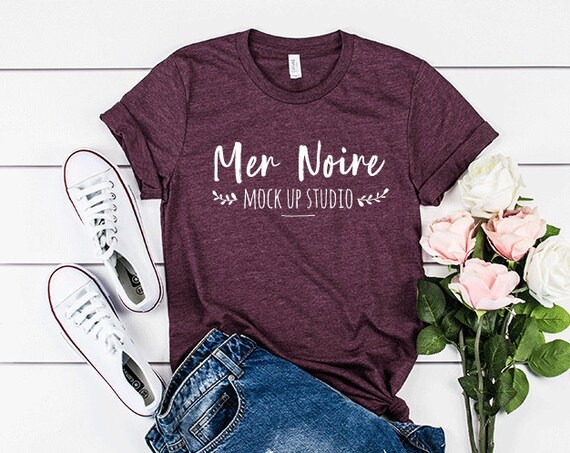Bella Canvas 3001 Heather Maroon Bella Canvas Mockup 3001 Bella Canvas 3001 Heather Maroon Bella Canvas Mockup 3001