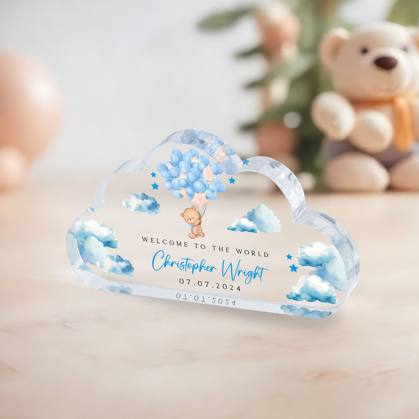 Newborn Gift Boy, Personalized Baby Boy Gifts, New Baby Keepsake Gift ...