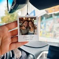 Personalized Photo Car Ornament, Photo quality,First Car Gift,Custom Photo Car Ornament, Test pass gift, Gift for Him, Husband Gift Dad gift