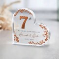 Personalized 7th Anniversary Gift, Copper Anniversary Gift, 7th Anniversary Acrylic Plaque, 7th Wedding Anniversary Keepsake, Couples Gift product logo