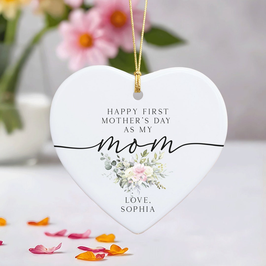 1st Mother's Day Gift,first Mother's Day Ornament, Personalized Gift ...