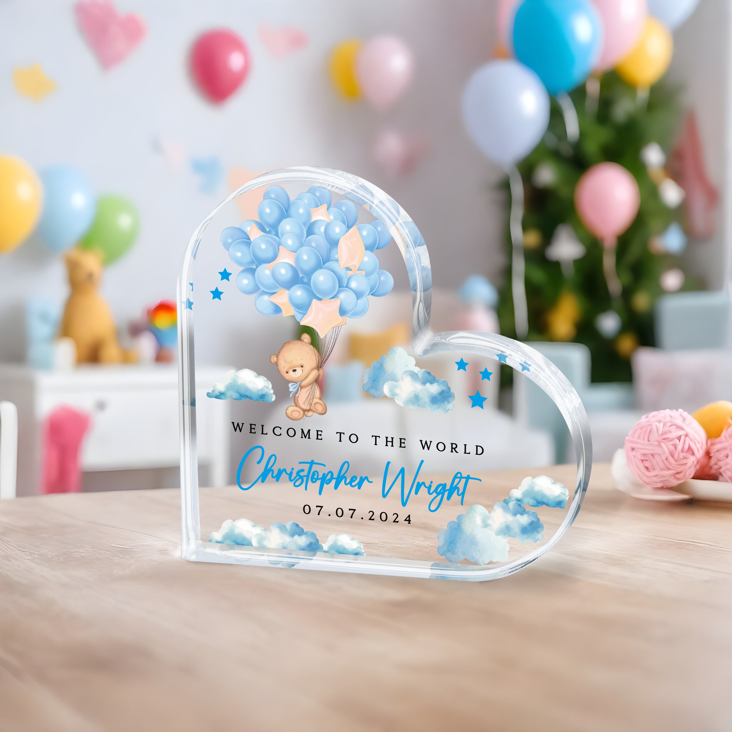 Newborn Gift Boy, Personalized Baby Boy Gifts, New Baby Keepsake Gift ...