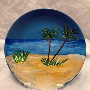 Tide and Tranquility Stoneware Appetizer Plate