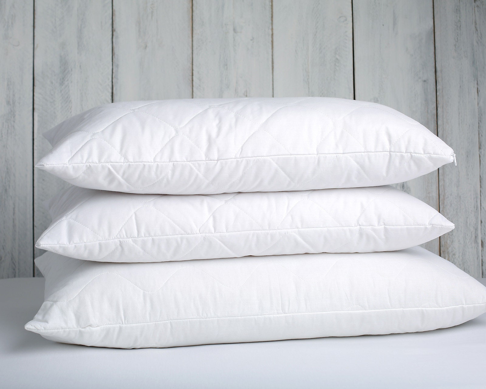 Pack of Two Merino Wool Pillows  45x75cm Bed Standard WOOL FILLED PILLOW SALE
