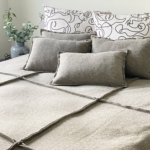 Wool Bedspread Etsy UK