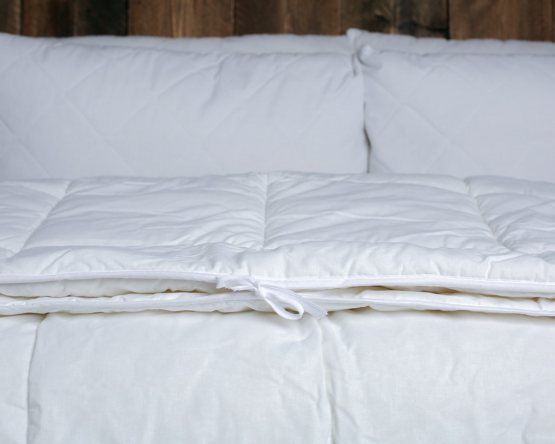 Summer Wool Duvet Wool Comforter Wool Quilt Natural Wool Etsy