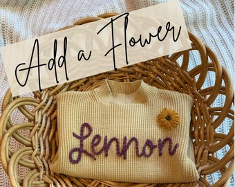 Add a Flower to your Peice