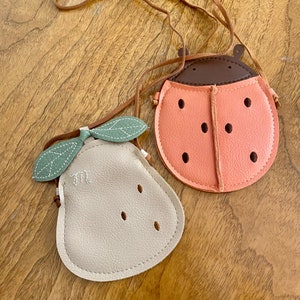 Personalized Mini Purse/ Kids Purse/ Small Purse/ Kids Bag/ Leather Pouch/ Monogram Bag/ Custom Pouch/ Mini Bag/ Crossbody/ Children&#39;s Bag
