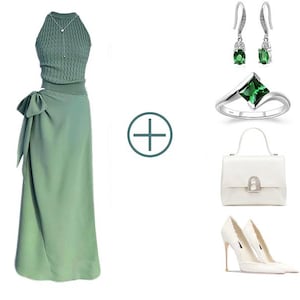 Massivem Silber bypass Smaragd Ring Prinzessin minimalistischen Ehering Mai Geburtsstein Ring Bild 8