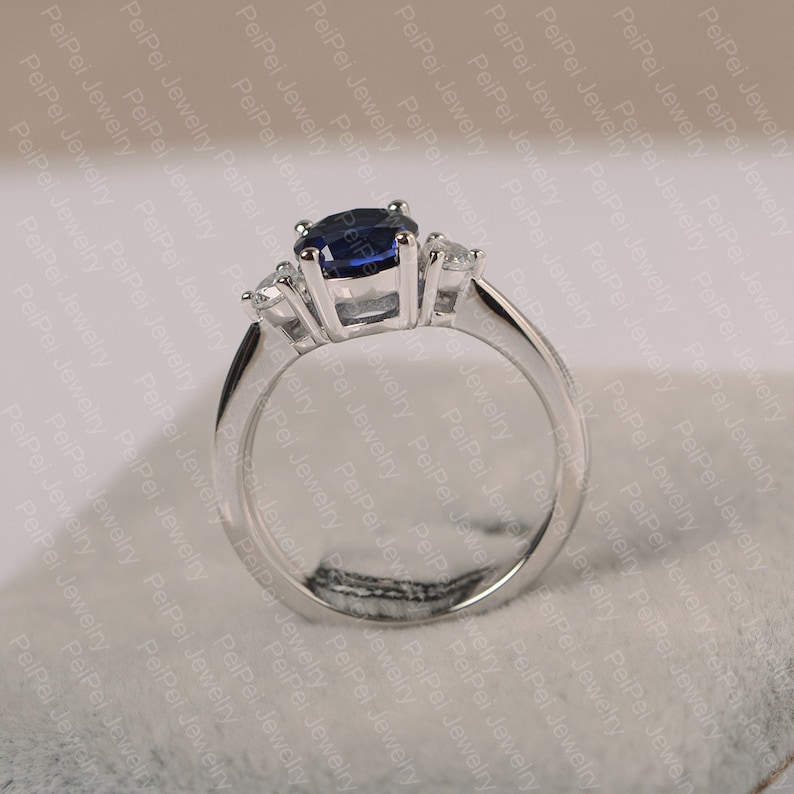 Sapphire & Sterling Silver Enzo Bleu Ring