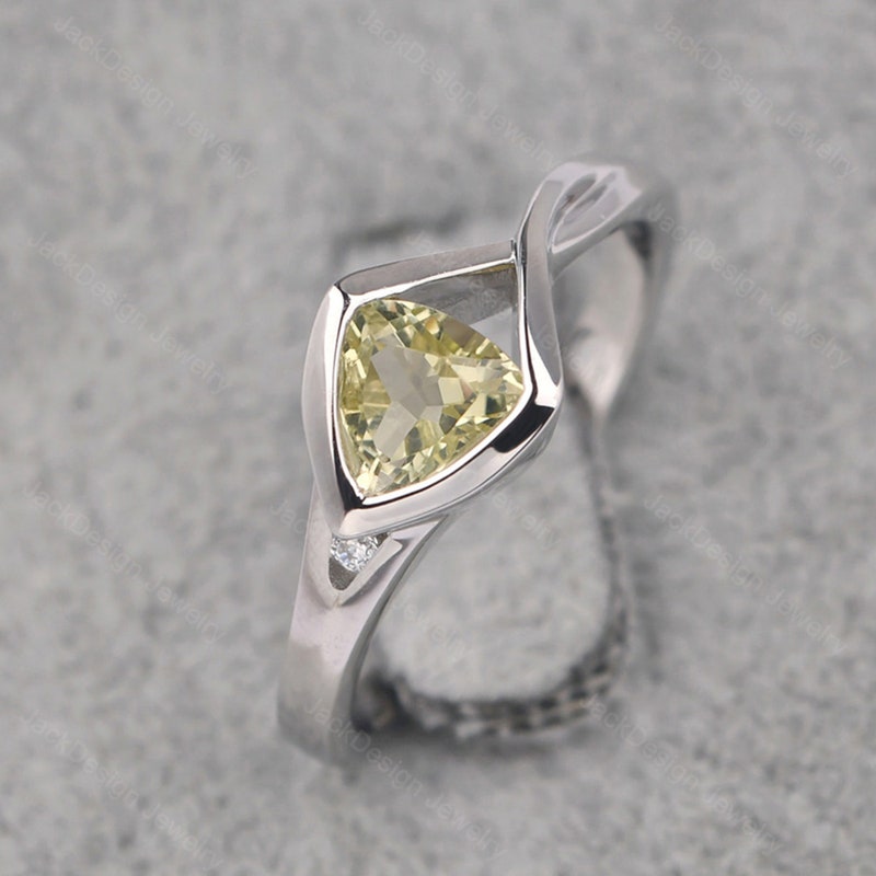 Lemon Quartz Gossip Ring
