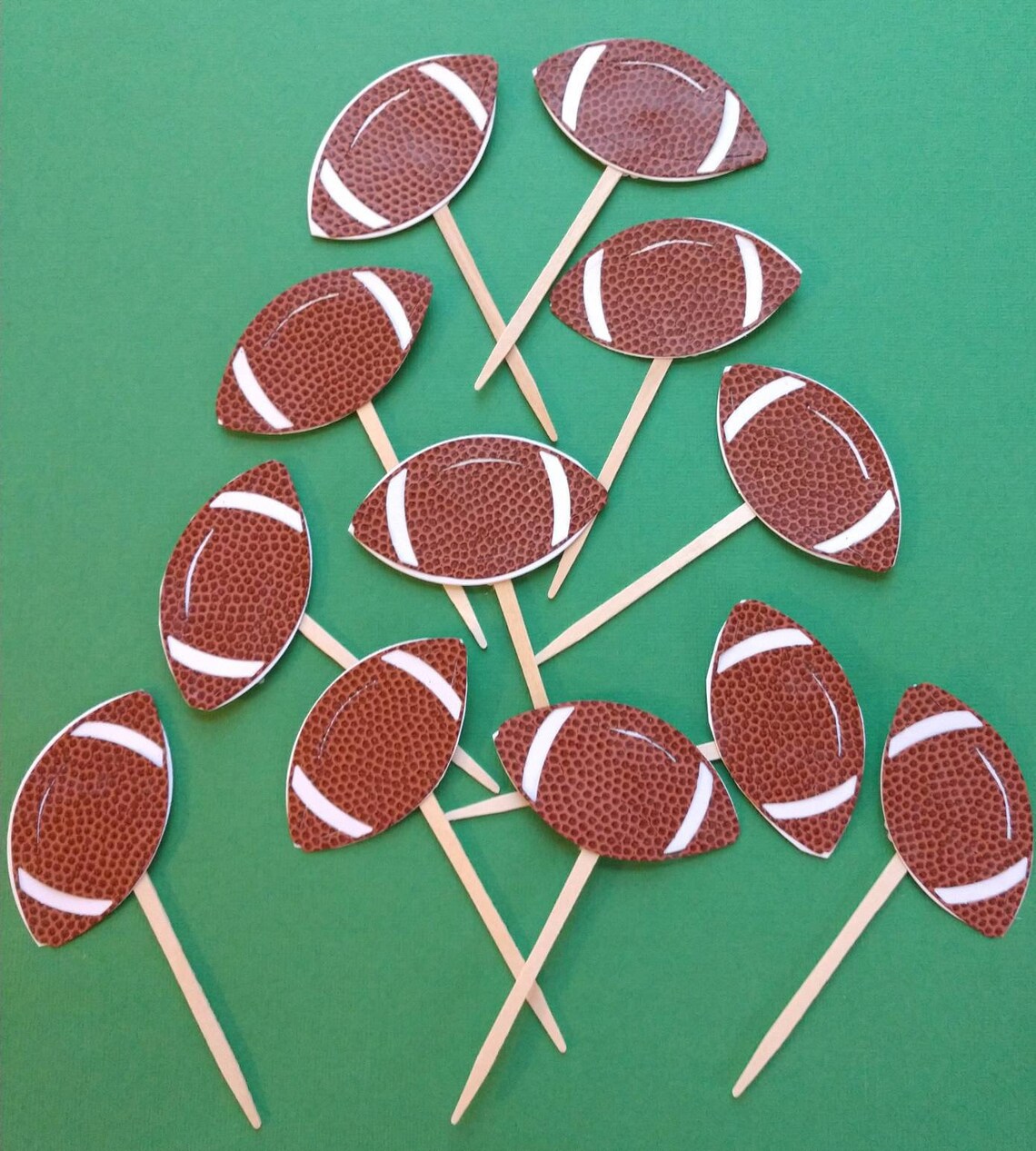 Football Cupcake Toppers Sports Cupcake Toppers NFL Pics Etsy