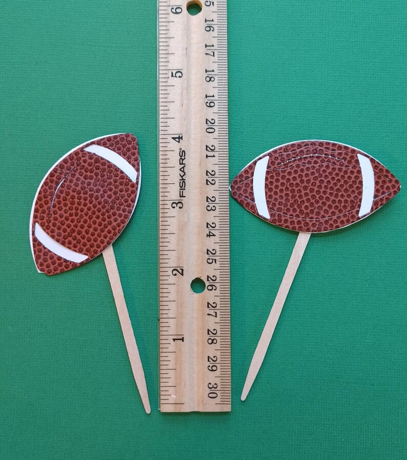 Football Cupcake Toppers Sports Cupcake Toppers NFL Pics Etsy
