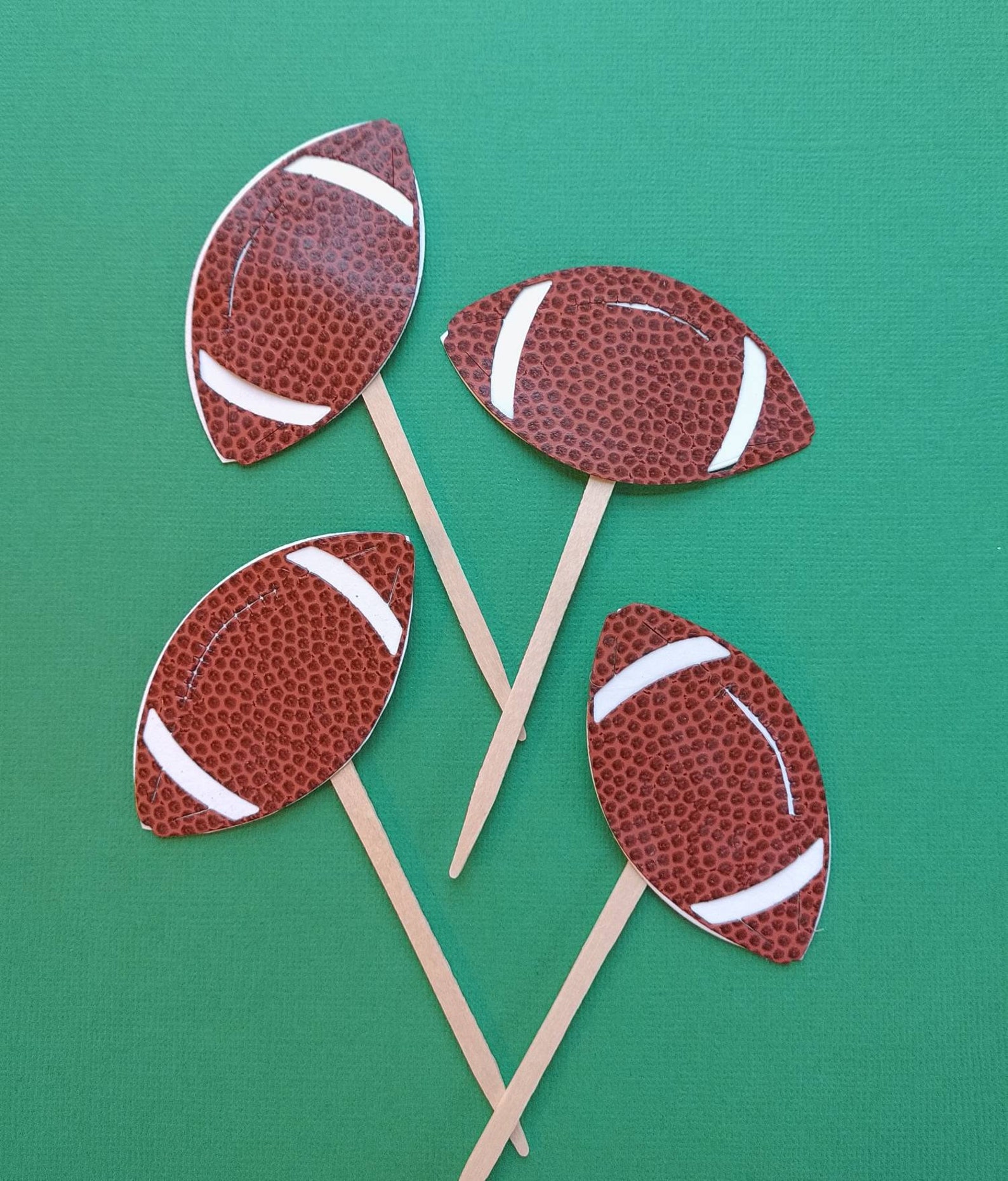 Football Cupcake Toppers Sports Cupcake Toppers NFL Pics Etsy