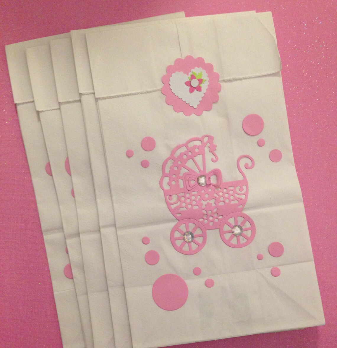 Baby Shower Gift Bags/gender Reveal Party/ Favor Bags/loot Etsy