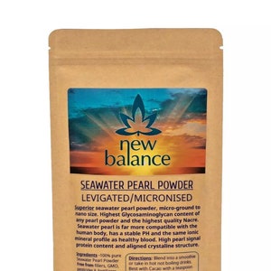 Pearl Powder 150g. Superior Seawater. Levigated/Micronised to Nano size.