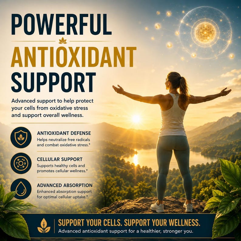 NACET antioxidant support wellness image featuring advanced cellular support, oxidative stress support, enhanced absorption, and high bioavailability N-Acetylcysteine Ethyl Ester supplement for longevity, wellness, and biohacker routines.