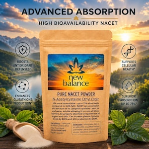 NACET Powder (N-Acetyl L-Cysteine Ethyl Ester) 50g | 100% Pure Ultra-Fine Food Supplement