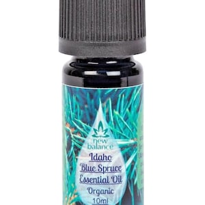 Essentiële olie van Idaho Blue Sparren. Biologisch/wild vervaardigd. Gebotteld in Miron-glas om het biofotonische profiel te behouden/vergroten. 100% puur afbeelding 1