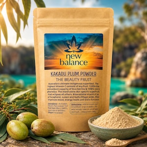Kakadu Plum Powder 150g | 10:1 Terminalia ferdinandiana Fruit Extract | Wild-Crafted Australian Kakadu Plum