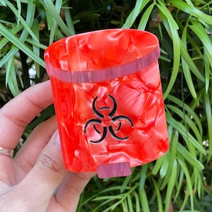 Biohazard Bin - Hair Claw - Etsy