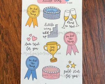 Little Wins - Paper Sticker Sheet