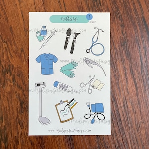 Nurses - Paper Sticker Sheet