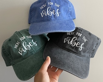 Here For the Vibes - Cap
