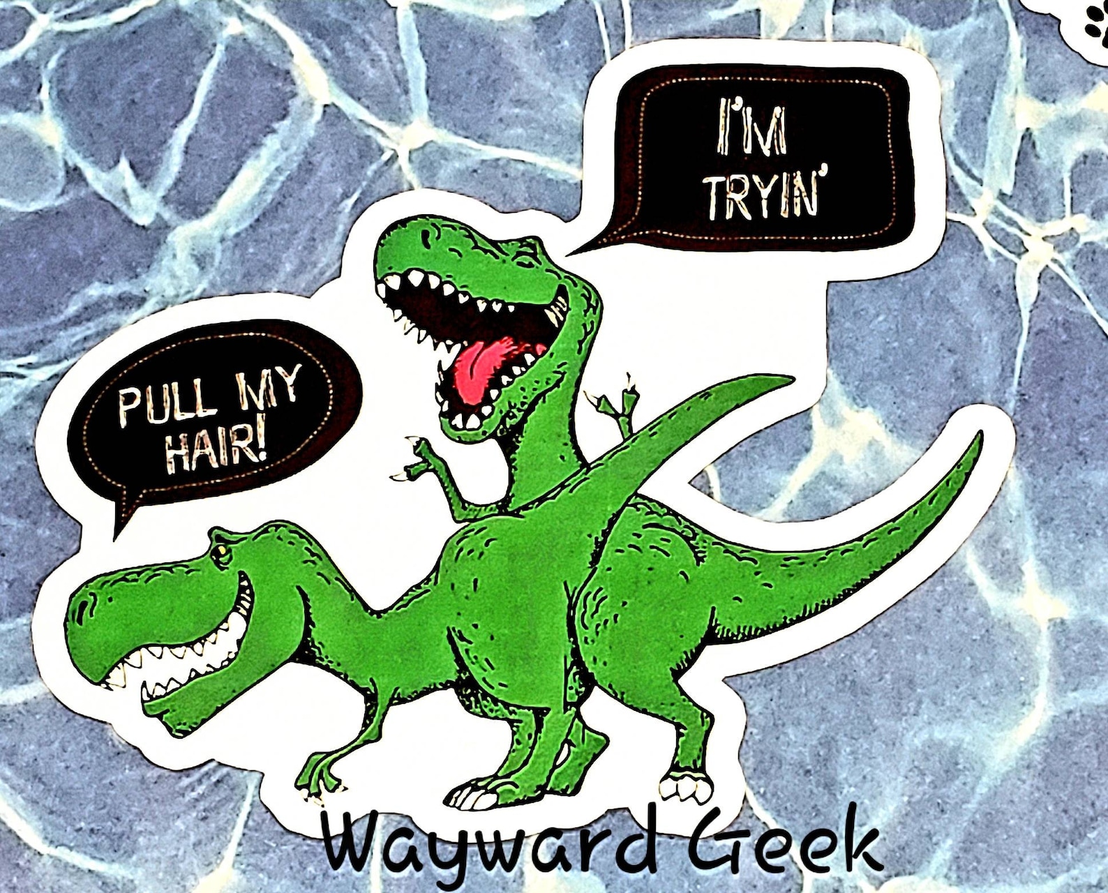 Sexy Trex Vinyl Sticker Etsy