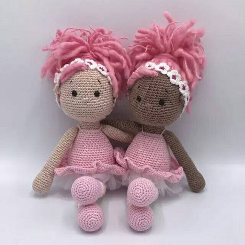 Amigurumi Pretty Ballerina Girl doll crochet toy