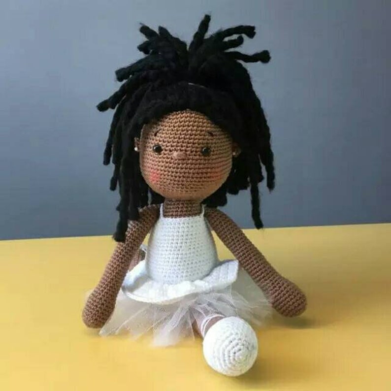 Amigurumi Pretty Ballerina Girl doll crochet toy