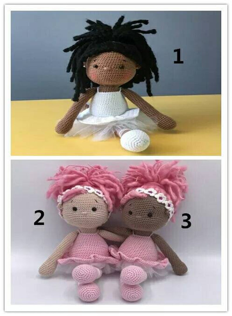 Amigurumi Pretty Ballerina Girl doll crochet toy