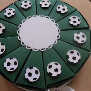 Fussballtorte Geldgeschenke Jungen Fussball Schachteltorte Papiertorte Bild 3