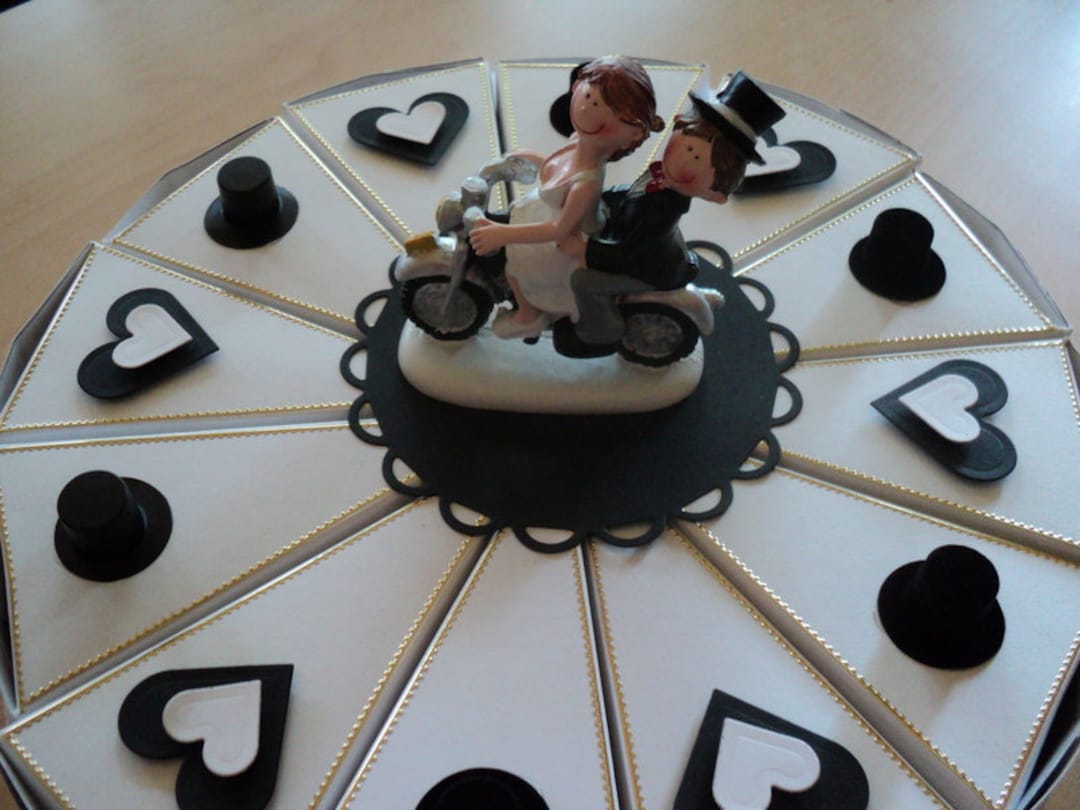 Hochzeitstorte Geldgeschenk Give Aways Motorrad Schachteltorte Torte