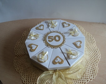 Hochzeitstorte/Geldgeschenke/Goldene Hochzeit