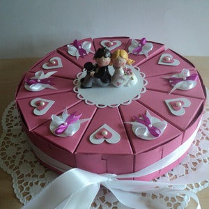 Hochzeitstorte Geldgeschenk Give Away Hochzeit Schachteltorte Papiertorte Hochzeitsgeschenk Geschenk Geschenkidee