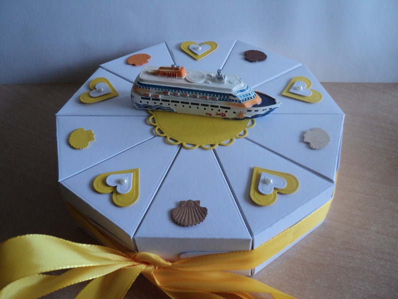 Wedding Cake Money Gift Cruise Wedding -